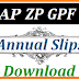 AP ZPGPF Annual Slips Download and Get Missing Credits Details Online @zpgpf.ap.nic.in/