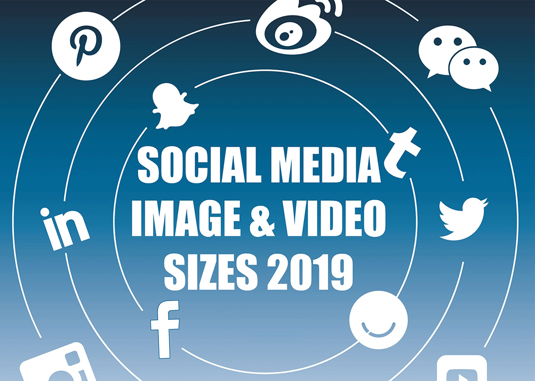 Social Media Images Size Guide for 2019 - infographic
