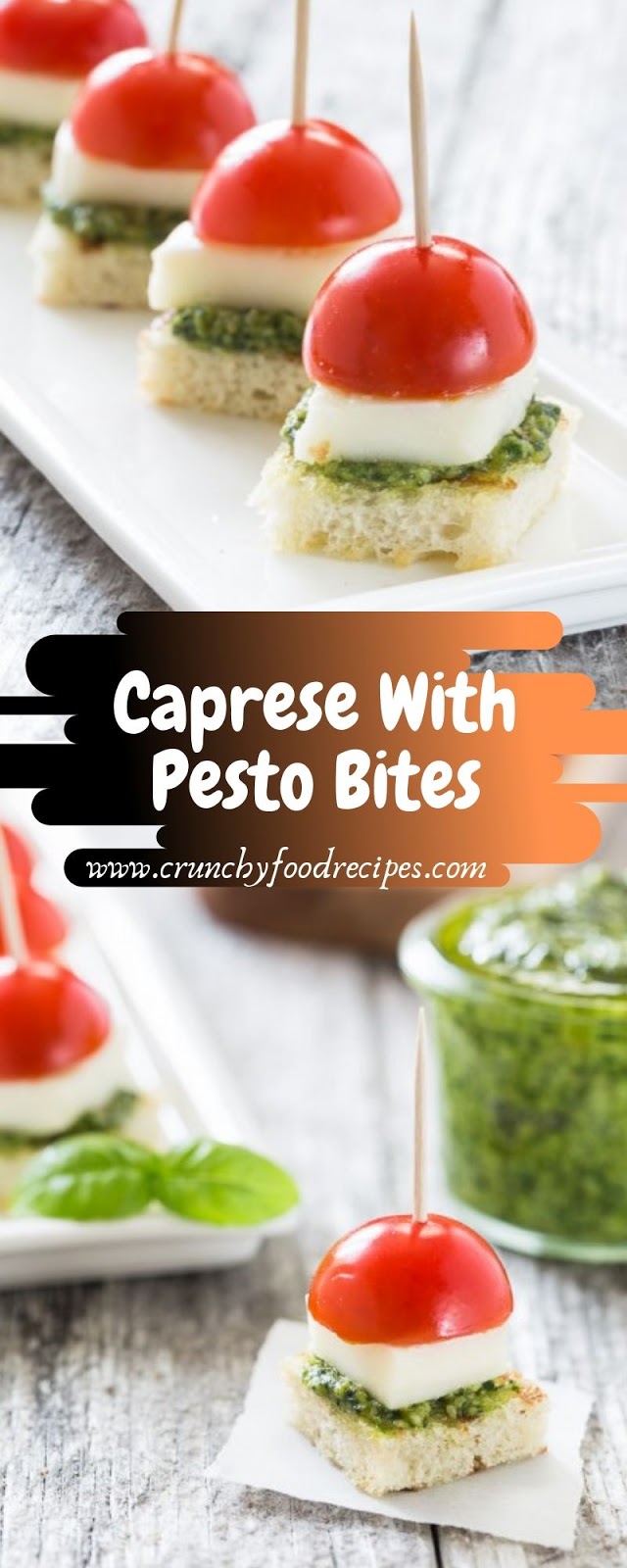 Caprese With Pesto Bites Caprese With Pesto Bites
