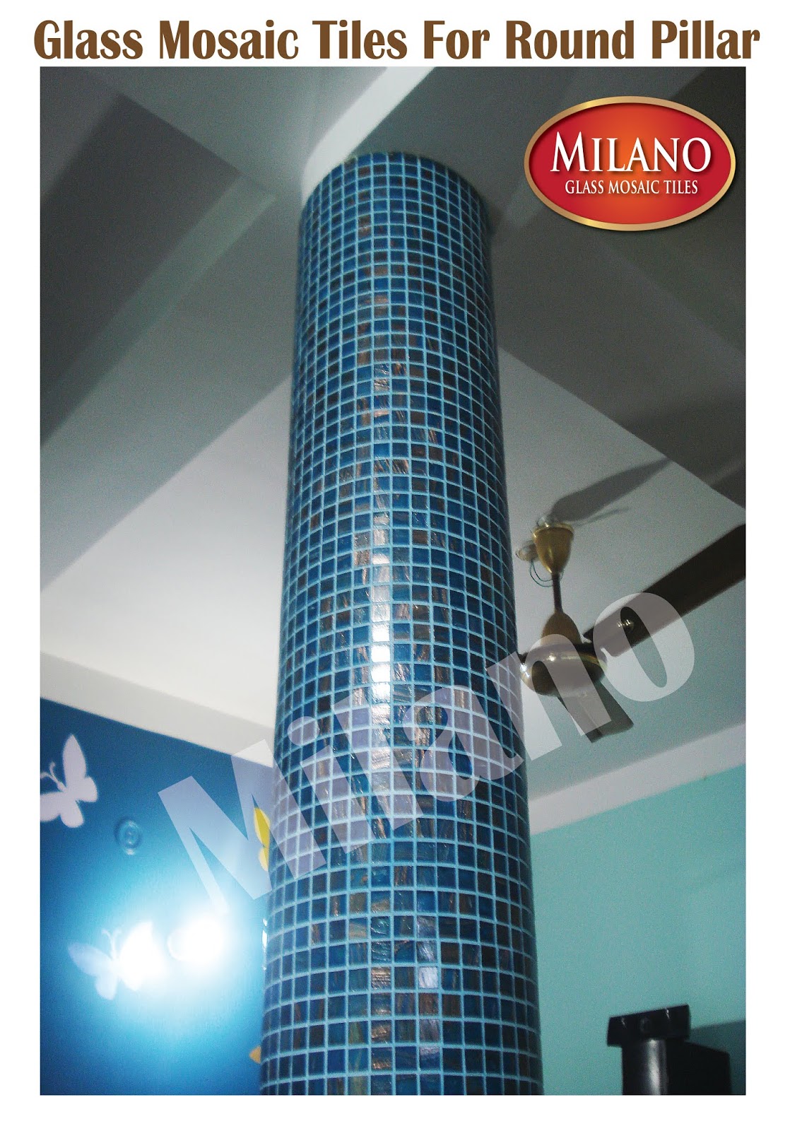 Round Pillar Design with Pillar Tiles
