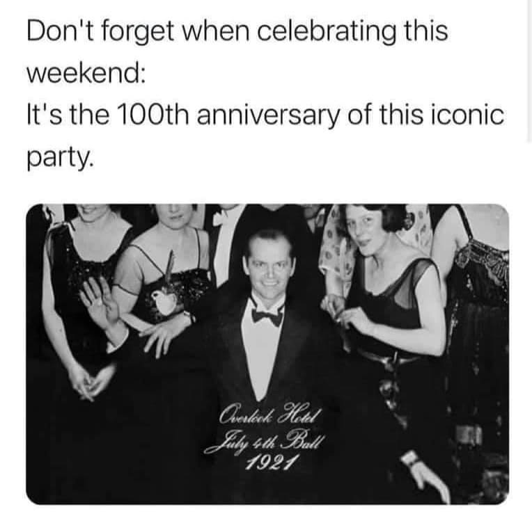 Vraie fiction: Overlook Hotel, July 4th Ball, 1921