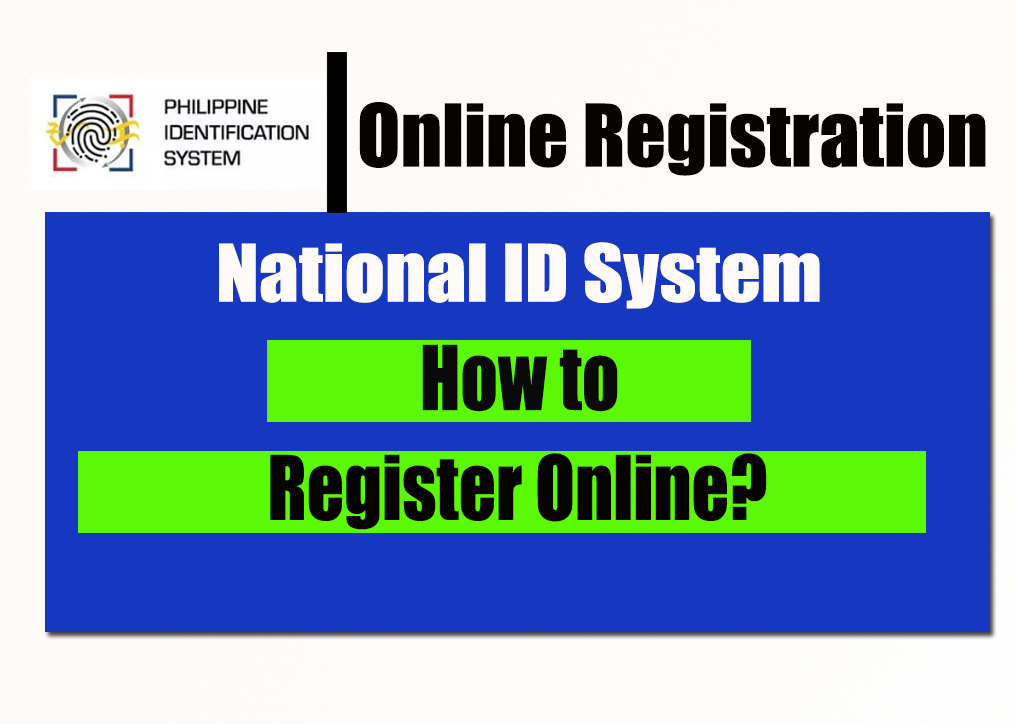 Philippine National Id Card Online Application