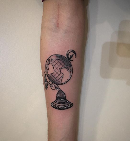 World Map Tattoos