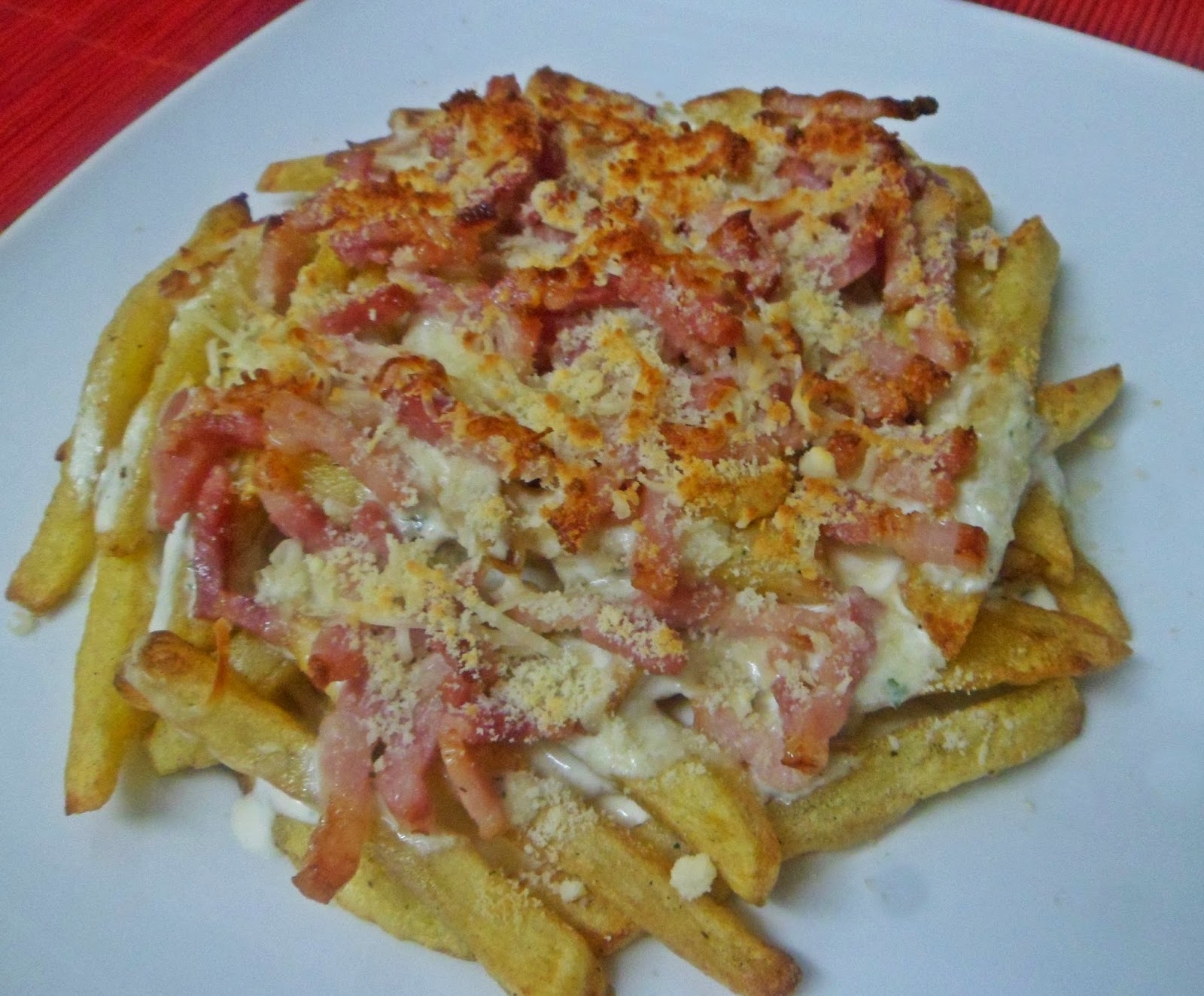 Las Recetas de Txumi Bacon & cheese fries estilo foster's hollywood