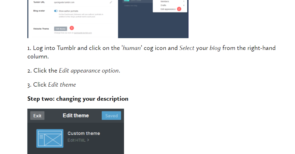 How to Add Link in Tumblr BIO How to Put Links in Tumblr Description