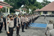 Pergeseran Pasukan Personil Polres Pangkalpinang ke Polres Bangka Tengah