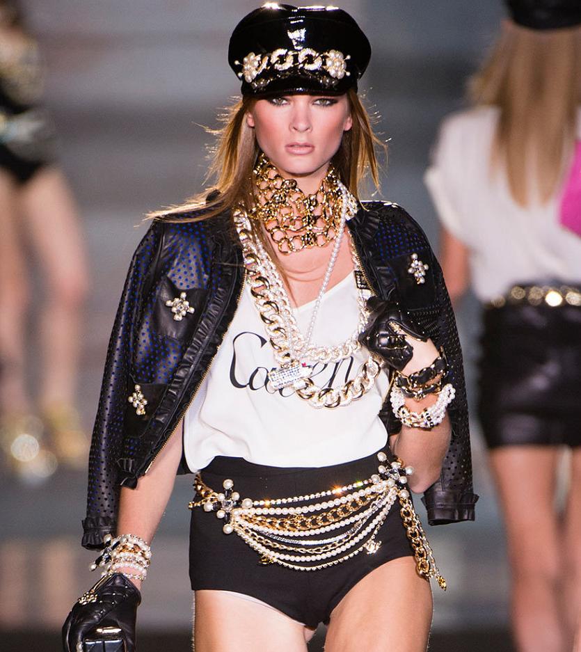 Fashion & Lifestyle: Dsquared2 Leather Jackets Spring 2013 Womenswear
