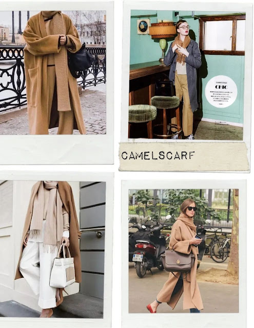 camel color is very suitable for women with warm skins.