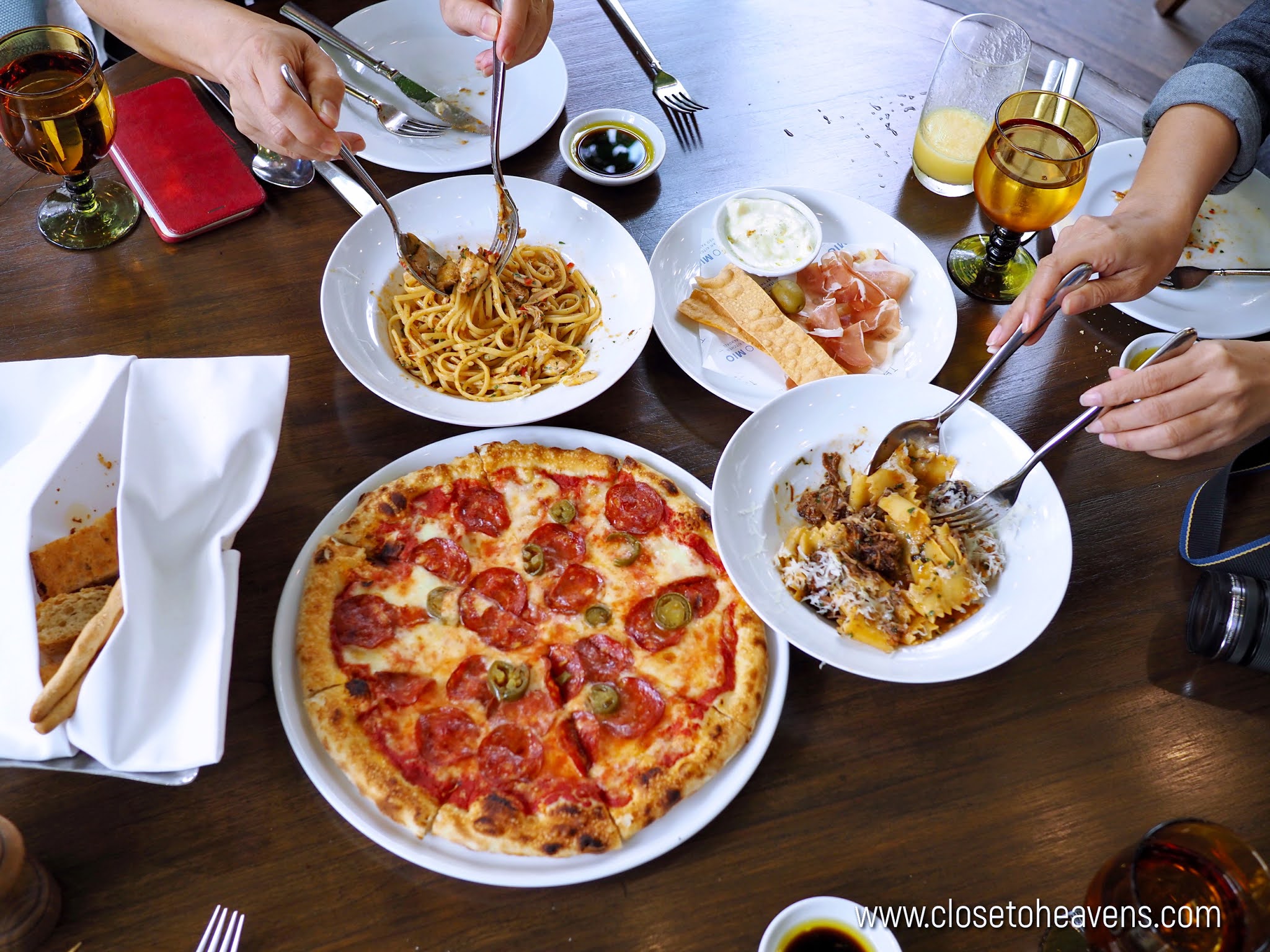 อาหารอิตาเลียน Theo Mio - Italian Kitchen | InterContinental Bangkok