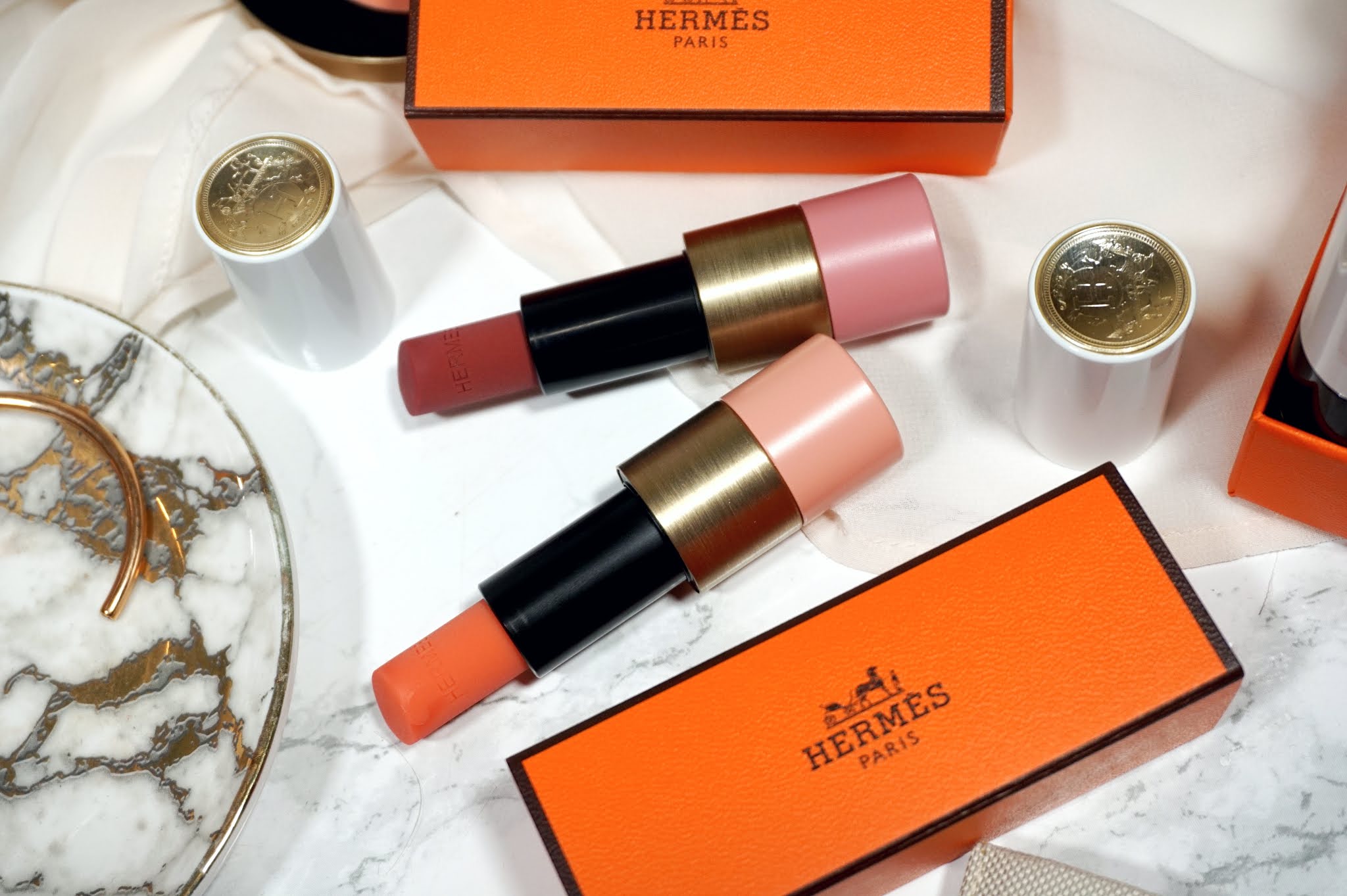 Review, Hermès Rose Hermès - Tinted Lip Enhancer Balm