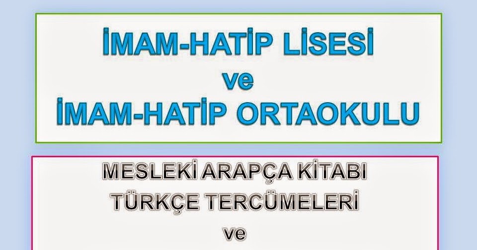 Arapca Dersleri Mesleki Arapca Dersi Turkce Tercumeleri Ve Alistirmalarin Cevaplari
