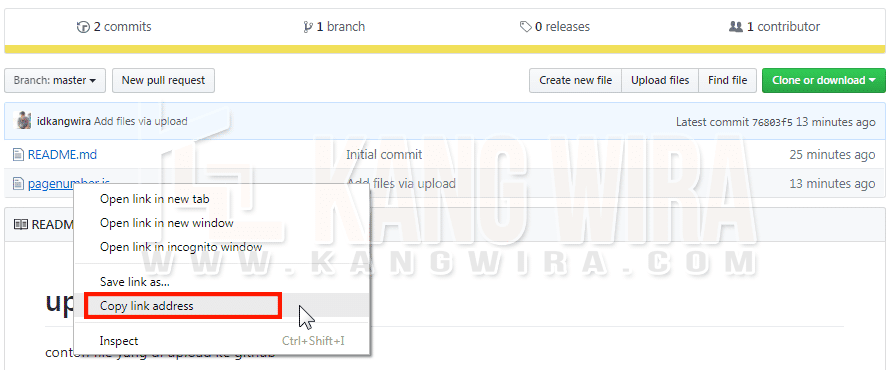 Salin Link File dari Github Salin Link File dari Github