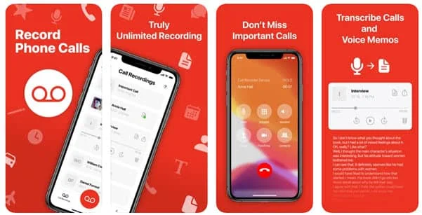 تطبيق من أجل تسجيل المكالمات مجاني iOS