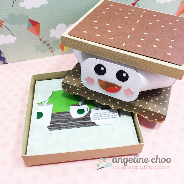 ScrappyScrappy: Smore Fun 3D gift card box  #svgattic #scrappyscrappy #giftbox #smore #svg #cutfile