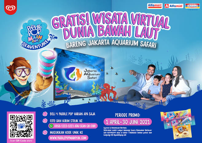 wisata virtual dunia bawah laut seaventure bersama  paddle pop dan jakarta aquarium safari nurul sufitri travel lifestyle blog