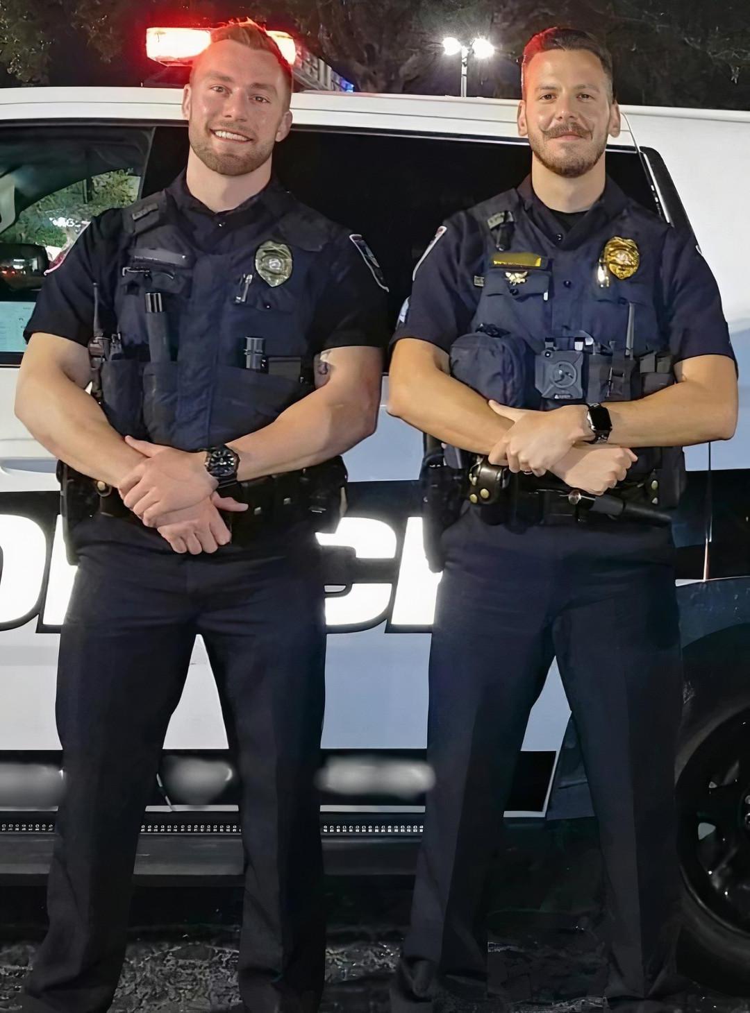 two-cute-police-officers-uniform-male-handsome-cops