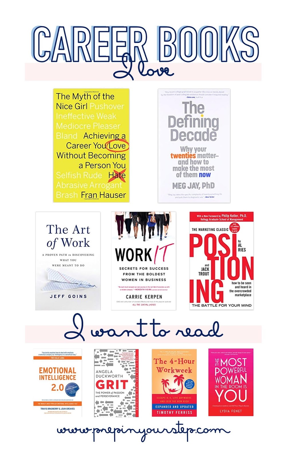 Prep In Your Step My Favorite Career Related Books + Job Advice From PIYS Readers