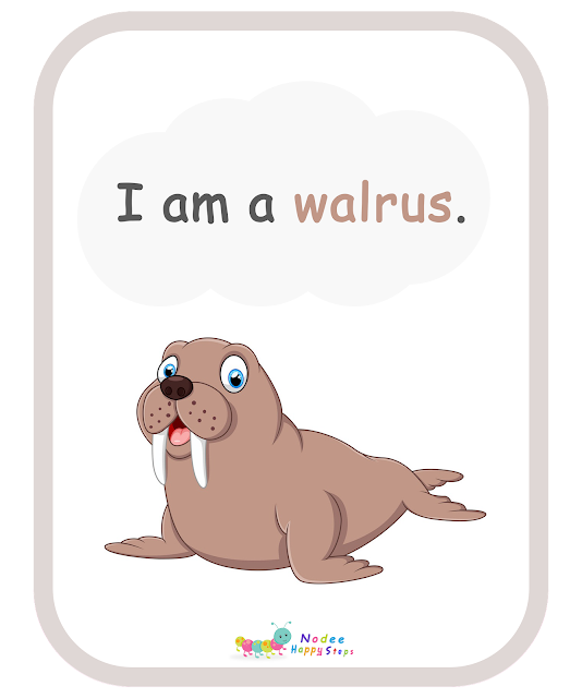 Guessing for Kids -  Who am I? - I am a walrus