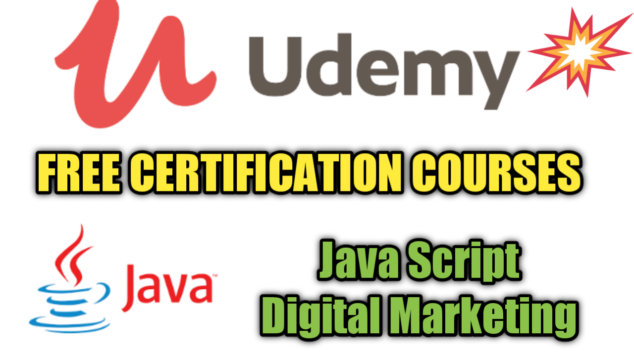 Udemy free java certification courses