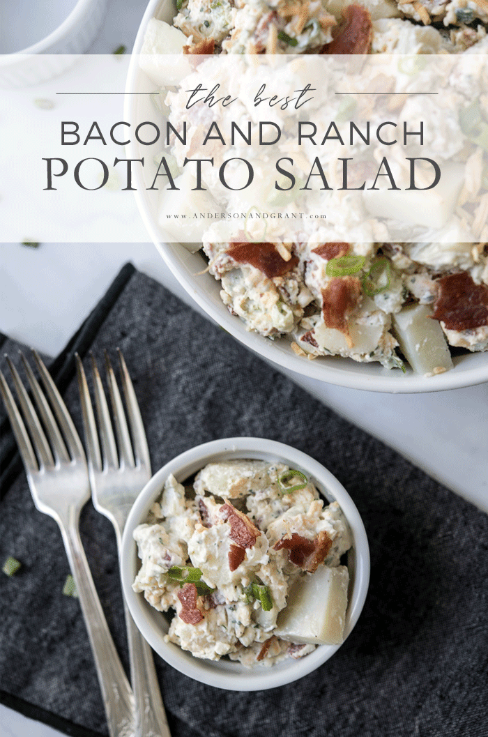 The Best Bacon and Ranch Potato Salad