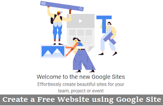 Create a Free Website using Google Sites
