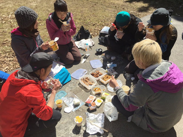 比叡山 山頂で昼食
