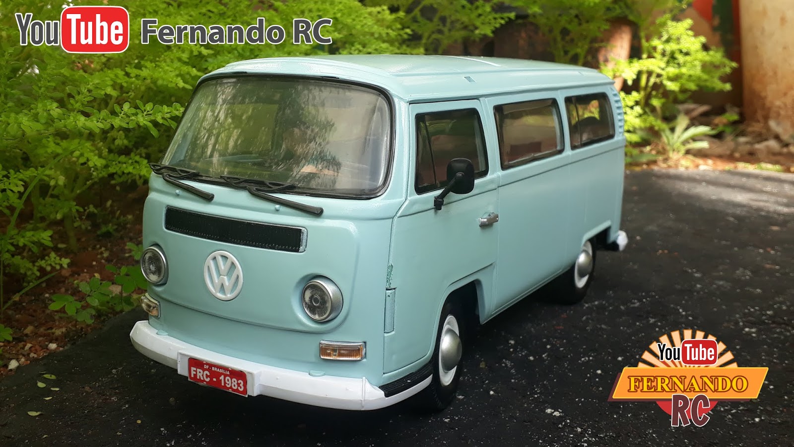 Layout Publico Kombi 1/14 Dickie Toys Convertida em RC