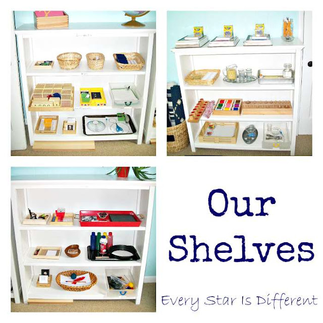 Our Montessori Shelves