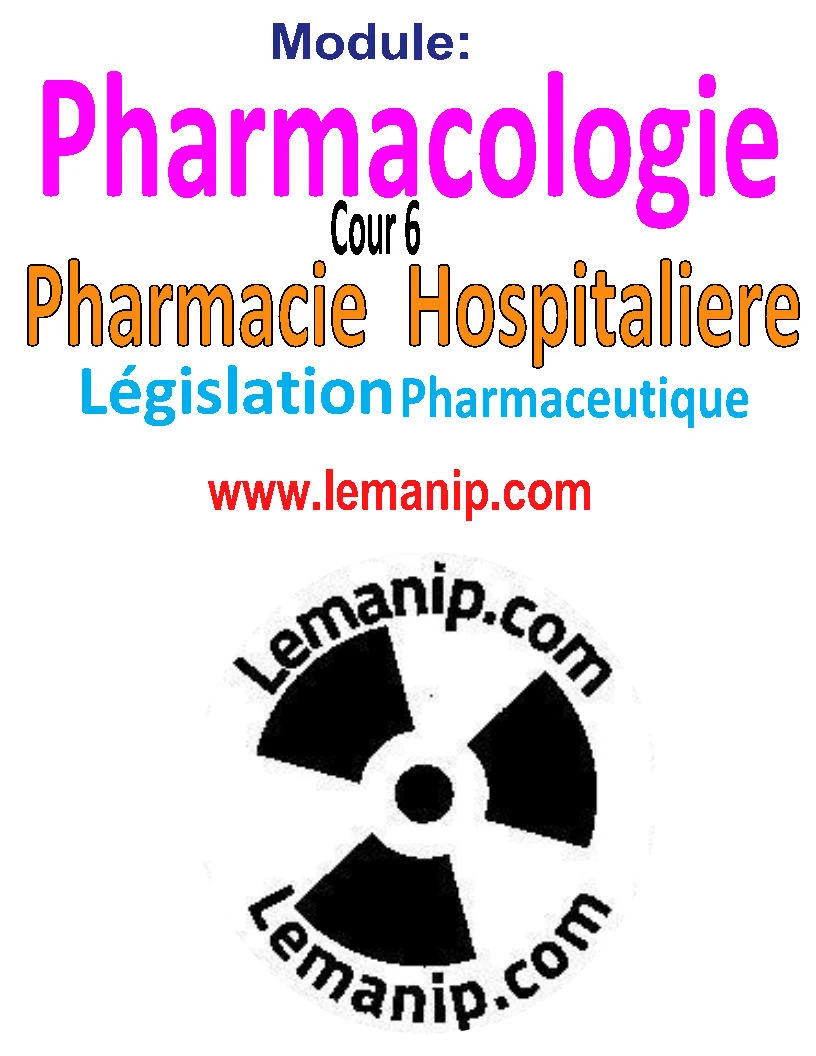 La pharmacie hospitalière