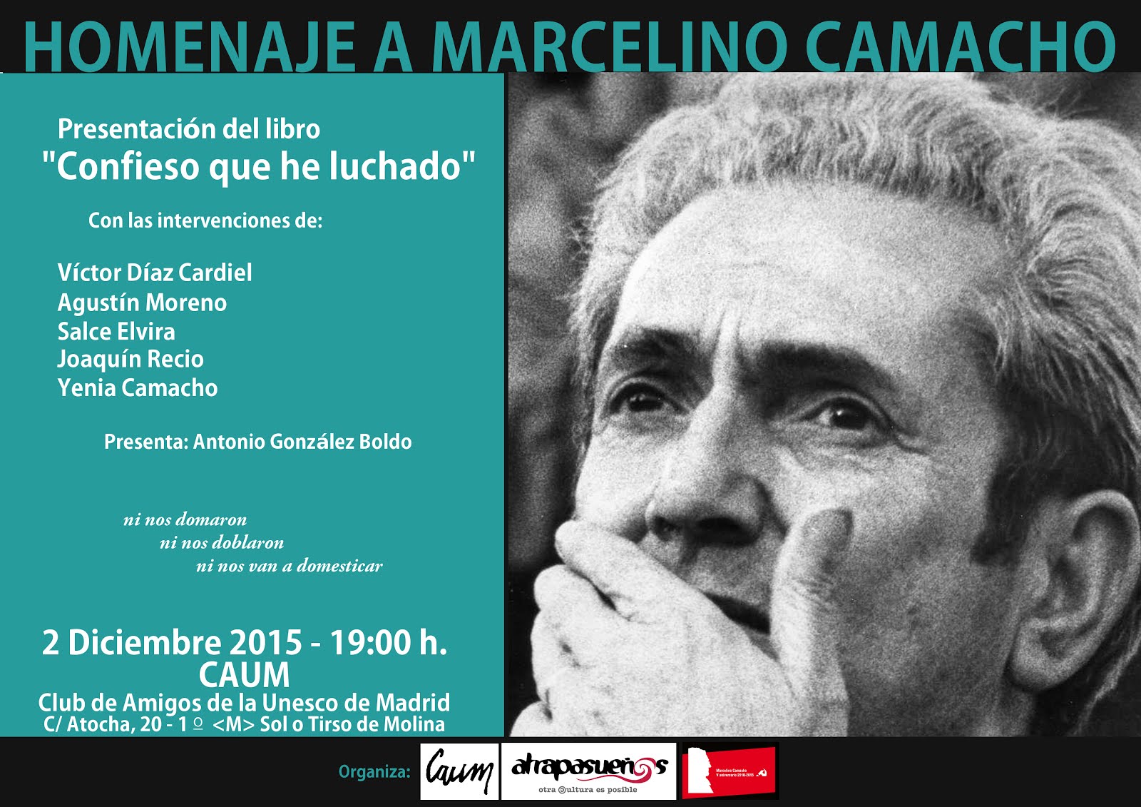 2 diciembre Marcelino Camacho