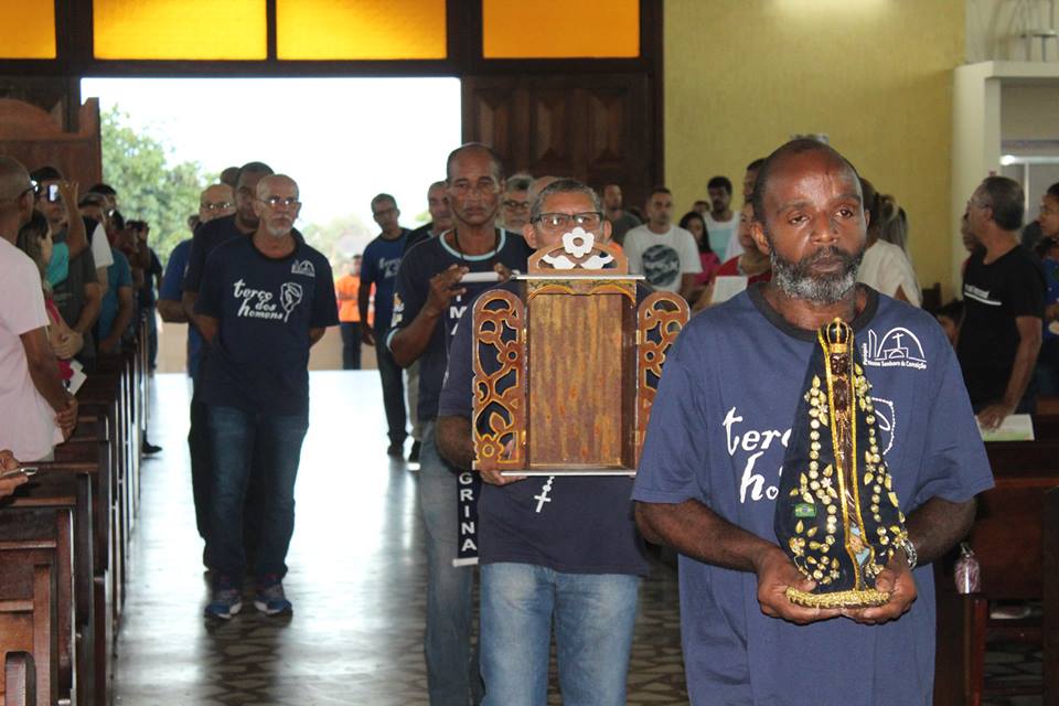 IMAGEM PEREGRINA DE N. SRA. APARECIDA DO VICARIATO STA.CRUZ CHEGA A PNSC-STA.CRUZ EM 03/02/2019