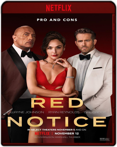 Red Notice (2021) 1080p NF WEB-DL Dual Latino-Inglés [Subt. Esp] (Acción. Thriller)