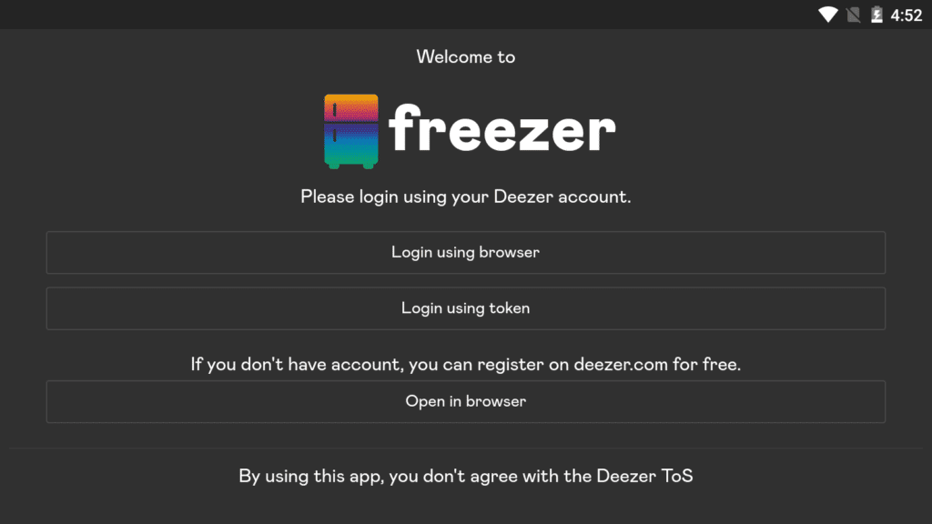 Freezer, la mejor app para Android y PC para escuchar musica