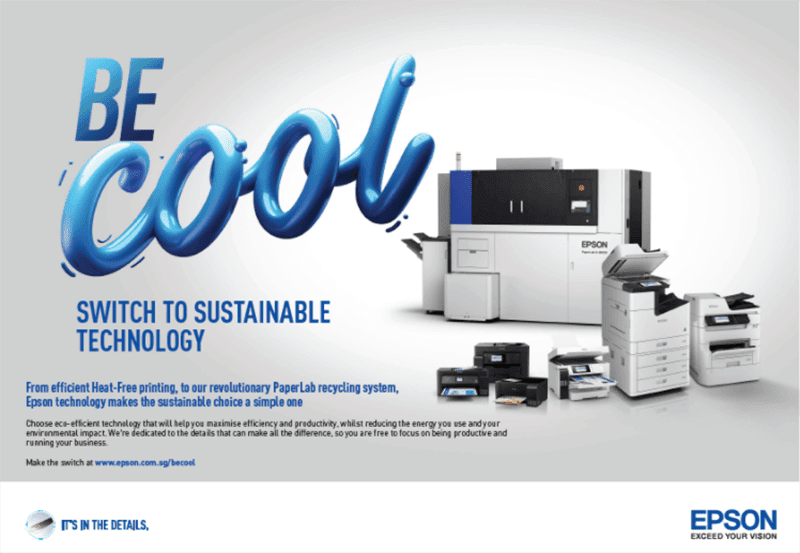 EPSON announces "Be Cool" printer sustainability campaign