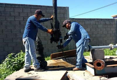 Da mantenimiento Oomapas Navojoa a equipos de rebombeo Nogalitos ll