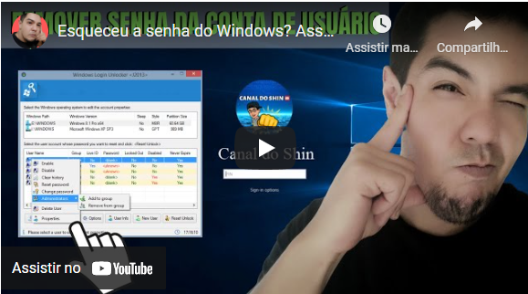 Imagens de exemplos e ilustrativas de Canal do Shin