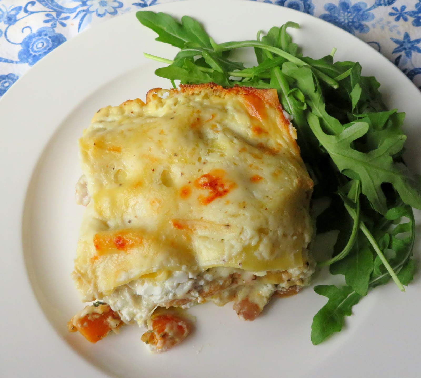The English Kitchen Butternut Squash & Goat's Cheese Lasagne