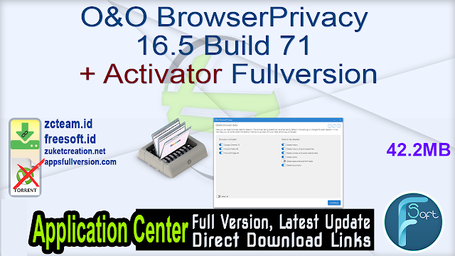 O&O BrowserPrivacy 16.5 Build 71 + Activator Fullversion