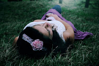 Pink Lace Rose Head band