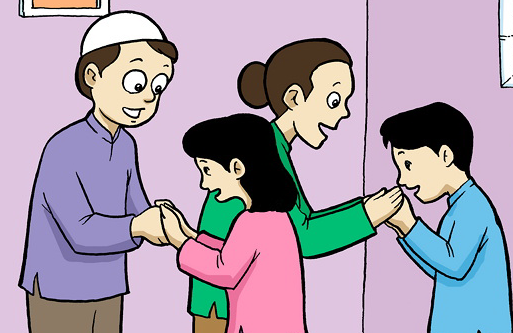 Jadilah Anak yang dapat Menghormati Orang Tua dan Berbakti kepada