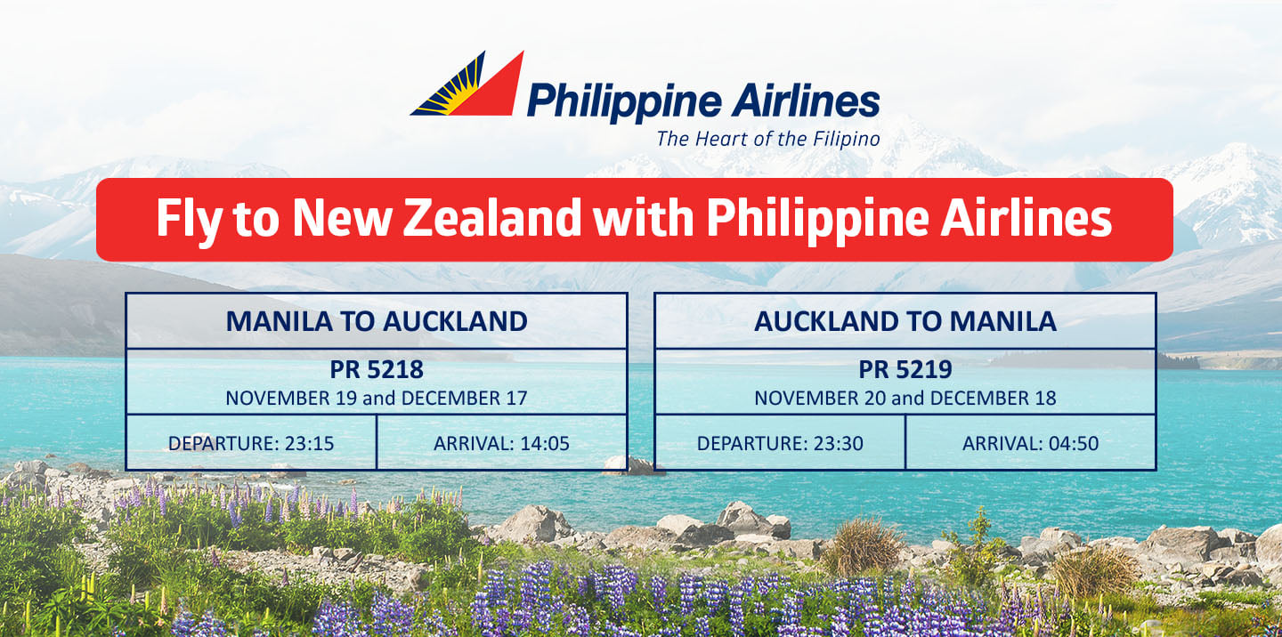 PAL to operate ManilaAuckland flights on Nov. 19, Dec. 17