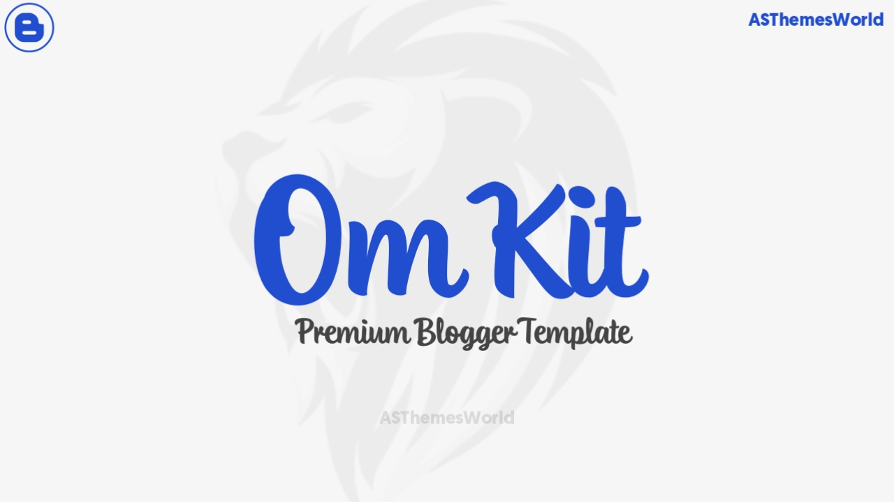 OmKit Premium Blogger Template Free Download