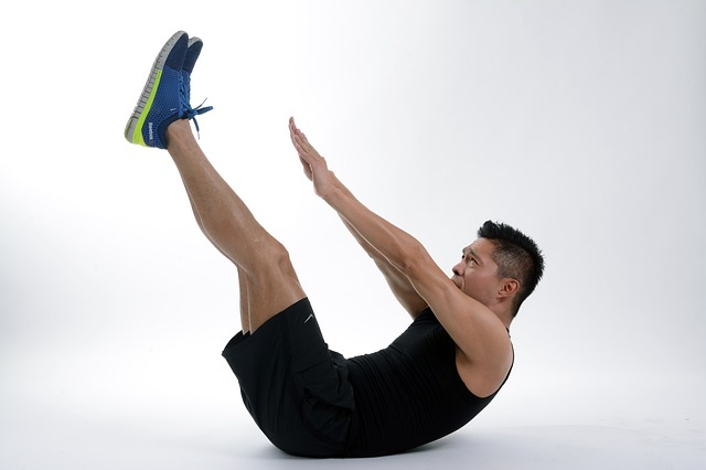 abdominal crunches with leg lift