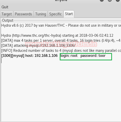 MySQL Password Cracking