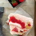 Μπάρες frozen yogurt cheesecake φράουλας