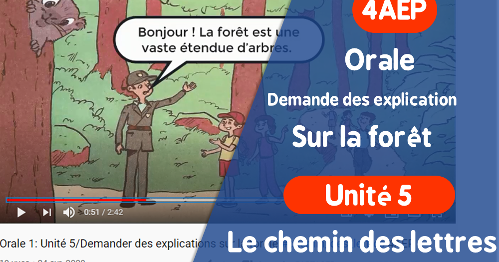 Orale 1 Unité 5 Demander des explications sur la forêt