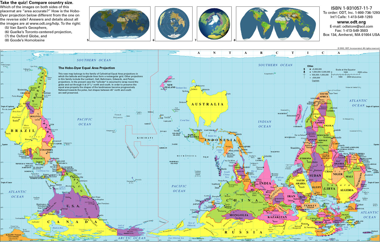 El nuevo mapa mundial en Infografía