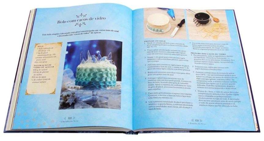 Livro Receitas de Contos de Fadas, receitas de bolos inspirados em contos de fadas