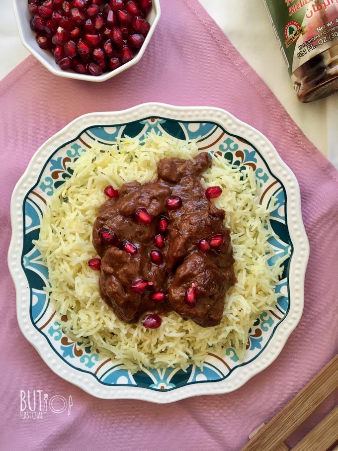 Fesenjoon | Persian Chicken Stew With Pomegranate and Walnuts