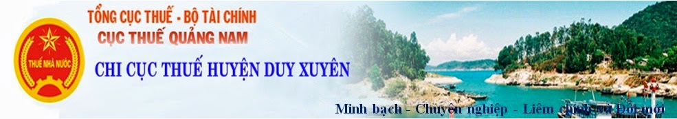 Chi Cục Thuế Huyện Duy Xuyên